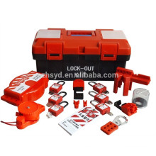 Approve CE Resistant impact,corrosion,heat ABS plastic professional keyed to master&alike safety lockout tagout procedure